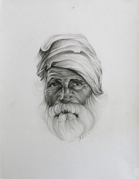 Saeed Lakho, untitled, 14 x 18 Inch, Mix Media On Paper, Figurative Painting, AC-SL-044
